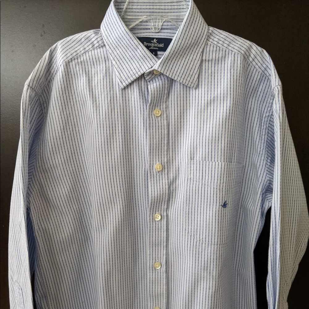 Brooksfield jr button down shirt, size 8